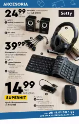 Gazetka promocyjna Biedronka - Okazje tygodnia - Gazetka - ważna od 01.02 do 01.02.2023 - strona 29 - produkty: Por, Słuchawki, Klawiatura, Głośnik, Mikrofon, Silan, Mysz, Komputer