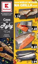 Gazetka promocyjna Kaufland - Kaufland - Gazetka - ważna od 26.07 do 26.07.2023 - strona 1 - produkty: Sos, Tusz, Pstrąg, Grill, Pstrąg łososiowy
