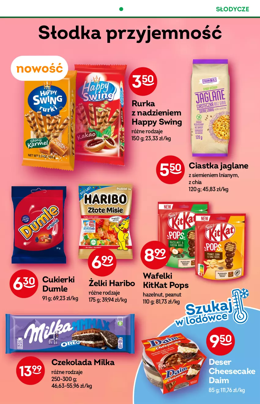 Gazetka promocyjna Żabka - ważna 21.09 do 27.09.2022 - strona 38 - produkty: Chia, Ciastka, Cukier, Cukierki, Czekolada, Deser, Haribo, Milka, Ser