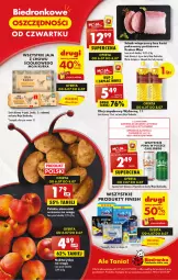 Gazetka promocyjna Biedronka - Od czwartku - Gazetka - ważna od 19.07 do 19.07.2023 - strona 1 - produkty: Por, Finish, Jaja, Ziemniaki, Carlsberg, Nektarynka, Schab wieprzowy, Olej rzepakowy, Olej, Nektar, Fa