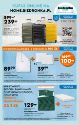 Gazetka promocyjna Biedronka - Od czwartku - Gazetka - ważna od 19.07 do 19.07.2023 - strona 57 - produkty: Sos, Por, Kołdra, Rama, Pościel, Walizka, Kosz, Prześcieradło, Tran, Aloe vera, Komplet pościeli, Poduszka, Fa