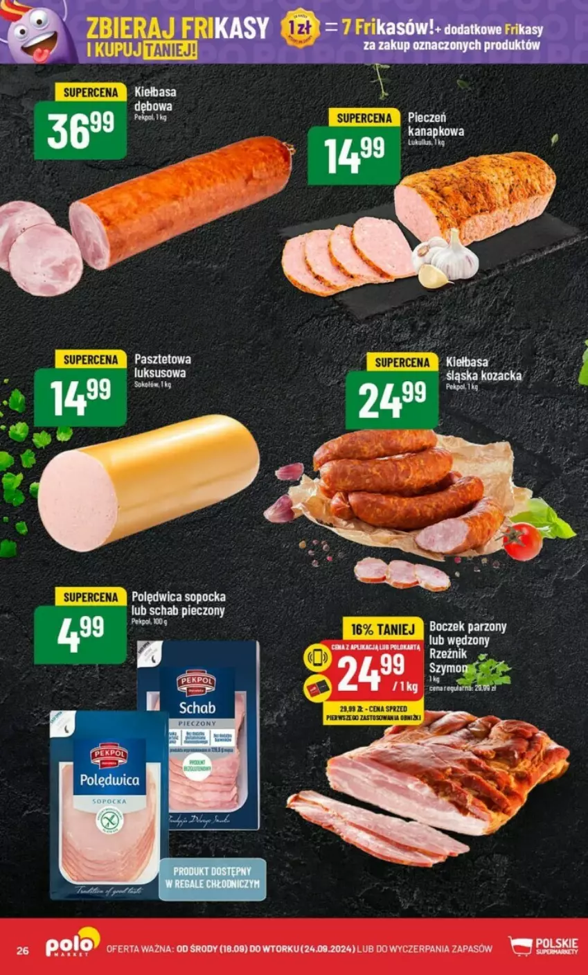 Gazetka promocyjna PoloMarket - ważna 18.09 do 24.09.2024 - strona 19 - produkty: Boczek, Piec, Schab pieczony