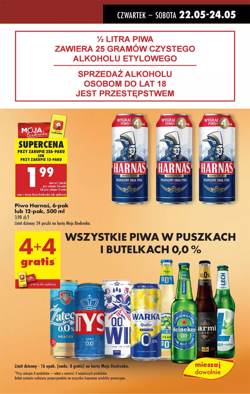 Gazetka promocyjna Biedronka - Od Czwartku - ważna 22.05 do 28.05.2025 - strona 19 - produkty: Gra, Harnaś, LG, Piwa, Por