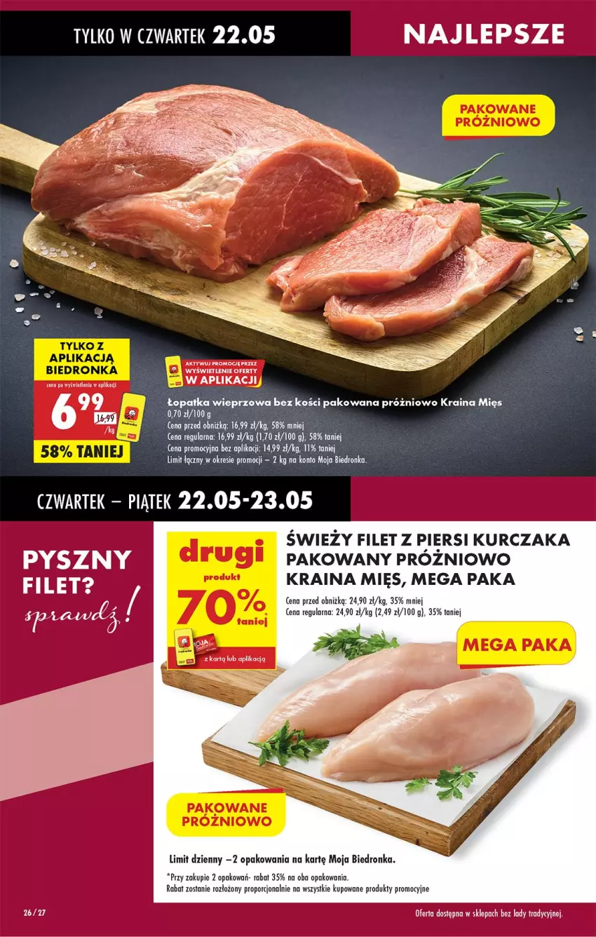 Gazetka promocyjna Biedronka - Od Czwartku - ważna 22.05 do 28.05.2025 - strona 32 - produkty: Filet z piersi kurczaka, Kurczak, Por
