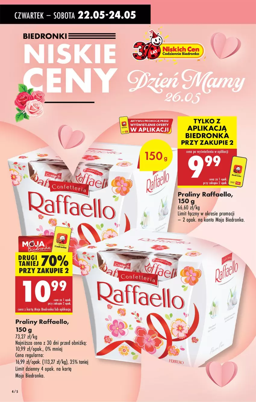 Gazetka promocyjna Biedronka - Od Czwartku - ważna 22.05 do 28.05.2025 - strona 4 - produkty: Fa, Praliny, Raffaello