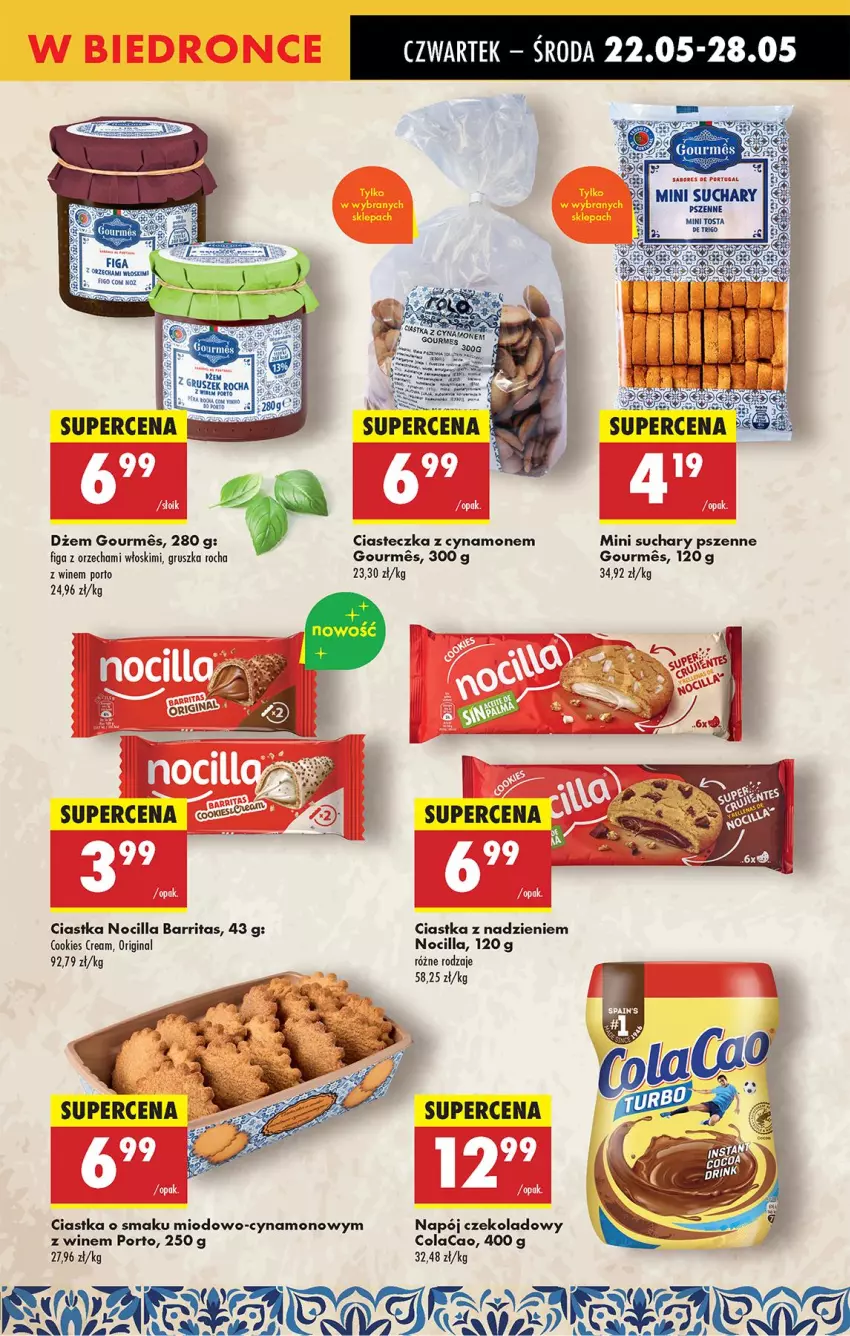 Gazetka promocyjna Biedronka - Od Czwartku - ważna 22.05 do 28.05.2025 - strona 47 - produkty: Ciastka, Dżem, Gin, Napój, Por