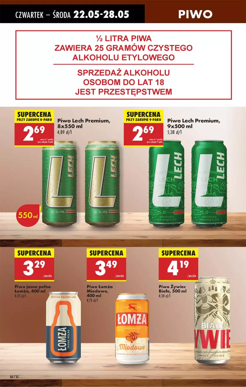 Gazetka promocyjna Biedronka - Od Czwartku - ważna 22.05 do 28.05.2025 - strona 64 - produkty: Fa, Lech Premium, Piwo