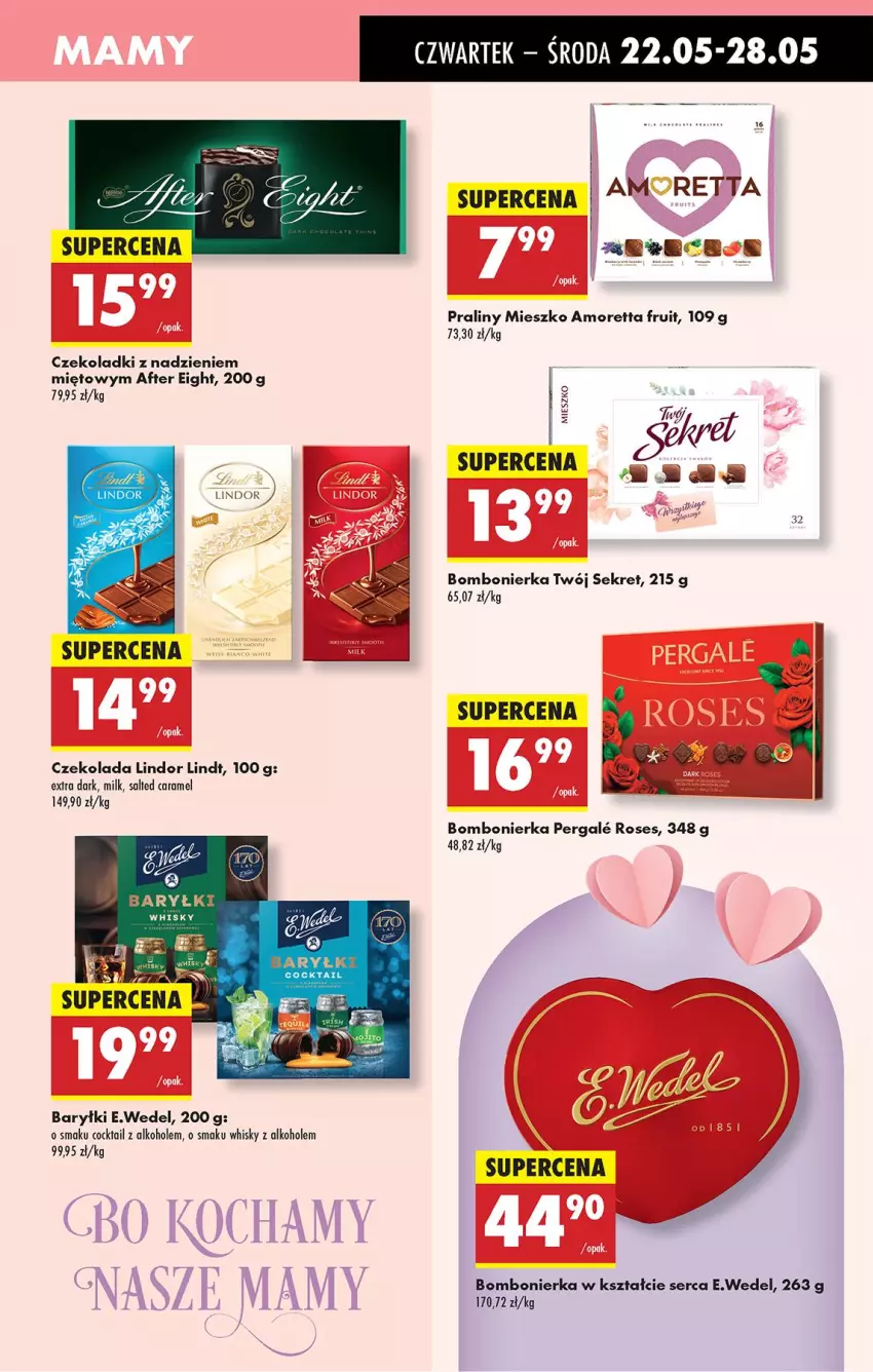 Gazetka promocyjna Biedronka - Od Czwartku - ważna 22.05 do 28.05.2025 - strona 7 - produkty: Alkohole, Baryłki, Czekolada, Kret, Lindor, Lindt, Praliny, Ser, Whisky