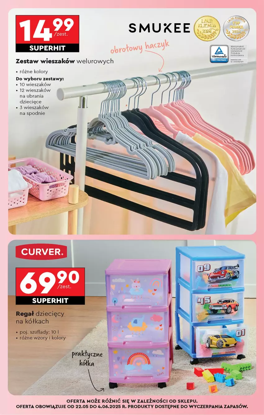 Gazetka promocyjna Biedronka - Od Czwartku - ważna 22.05 do 28.05.2025 - strona 71 - produkty: Dzieci, Spodnie, Ubrania, Wieszak