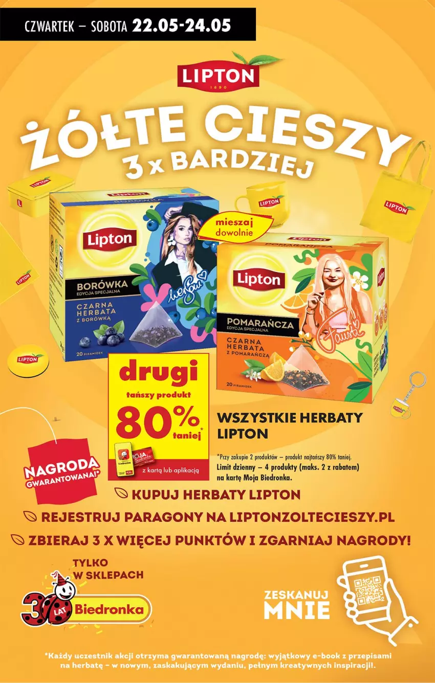 Gazetka promocyjna Biedronka - Od Czwartku - ważna 22.05 do 28.05.2025 - strona 72 - produkty: Lipton