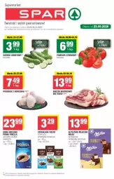 Gazetka promocyjna Spar - Spar - Gazetka - ważna od 04.10 do 04.10.2026 - strona 1 - produkty: Kurczak, Top, Ogórek, Kawa mielona, Kawa, Mleczko, Czekolada, Prima, Boczek, Jacobs, Grunt, Milka, Miecz, Podudzie z kurczaka, Boczek wieprzowy
