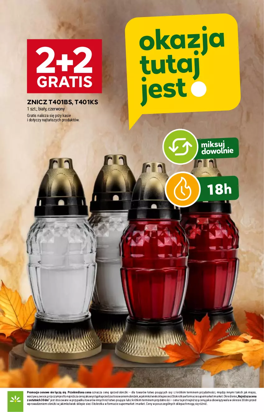 Gazetka promocyjna Stokrotka - Market - ważna 23.10 do 29.10.2025 - strona 15 - produkty: Gra, Mięso, Owoce, Warzywa, Znicz