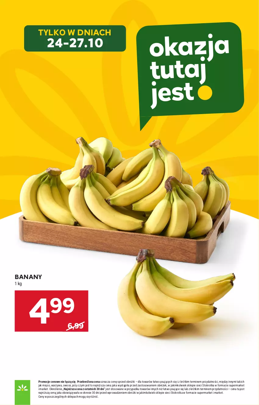 Gazetka promocyjna Stokrotka - Market - ważna 23.10 do 29.10.2025 - strona 6 - produkty: Banany, Mięso, Owoce, Warzywa