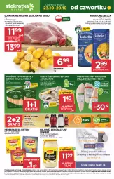 Gazetka promocyjna Stokrotka - Market - Gazetka - ważna od 29.10 do 29.10.2025 - strona 1 - produkty: Lubella, Majonez, Makaron, Warzywa, Gra, Bell, Parówki, Winiary, Cytryny, Lipton, Znicz, Owoce, Bella, Herbata, Mięso