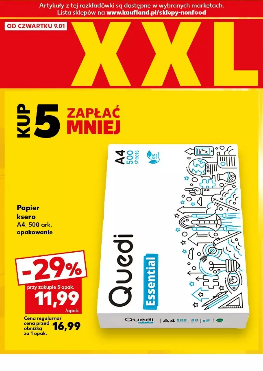 Gazetka promocyjna Kaufland - ważna 09.01 do 15.01.2025 - strona 11 - produkty: Papier, Ser, Sok