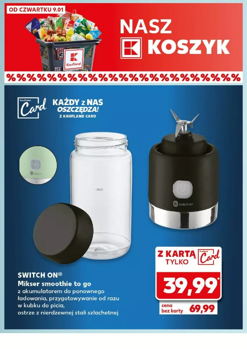 Gazetka promocyjna Kaufland - ważna 09.01 do 15.01.2025 - strona 2 - produkty: Akumulator, Mikser, Ser, Smoothie