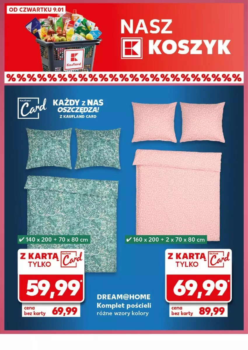 Gazetka promocyjna Kaufland - ważna 09.01 do 15.01.2025 - strona 6 - produkty: Komplet pościeli, Kosz, Pościel