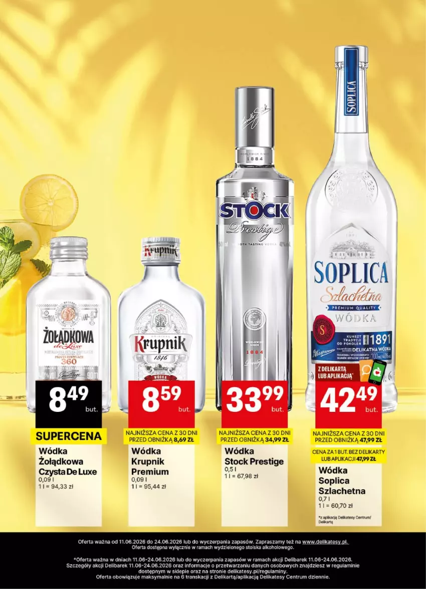 Gazetka promocyjna Delikatesy Centrum - Delibarek DC24-DC25 - ważna 11.06 do 24.06.2026 - strona 5 - produkty: Krupnik, Rama, Rum, Soplica, Stock, Tran, Wódka
