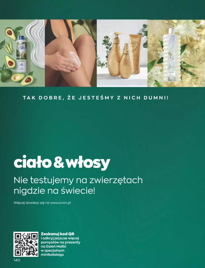 Gazetka promocyjna Avon - Katalog Avon 5/2023 kampania maj - ważna 01.05 do 31.05.2023 - strona 140 - produkty: Zwierzęta