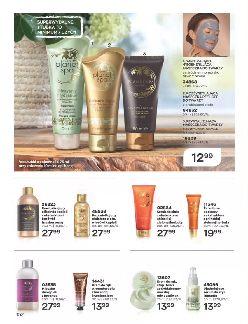 Gazetka promocyjna Avon - Katalog Avon 5/2023 kampania maj - ważna 01.05 do 31.05.2023 - strona 152 - produkty: Inka, Krem do rąk, Mleczko, Olej, Rum, Ser, Serum, Sos, Tera