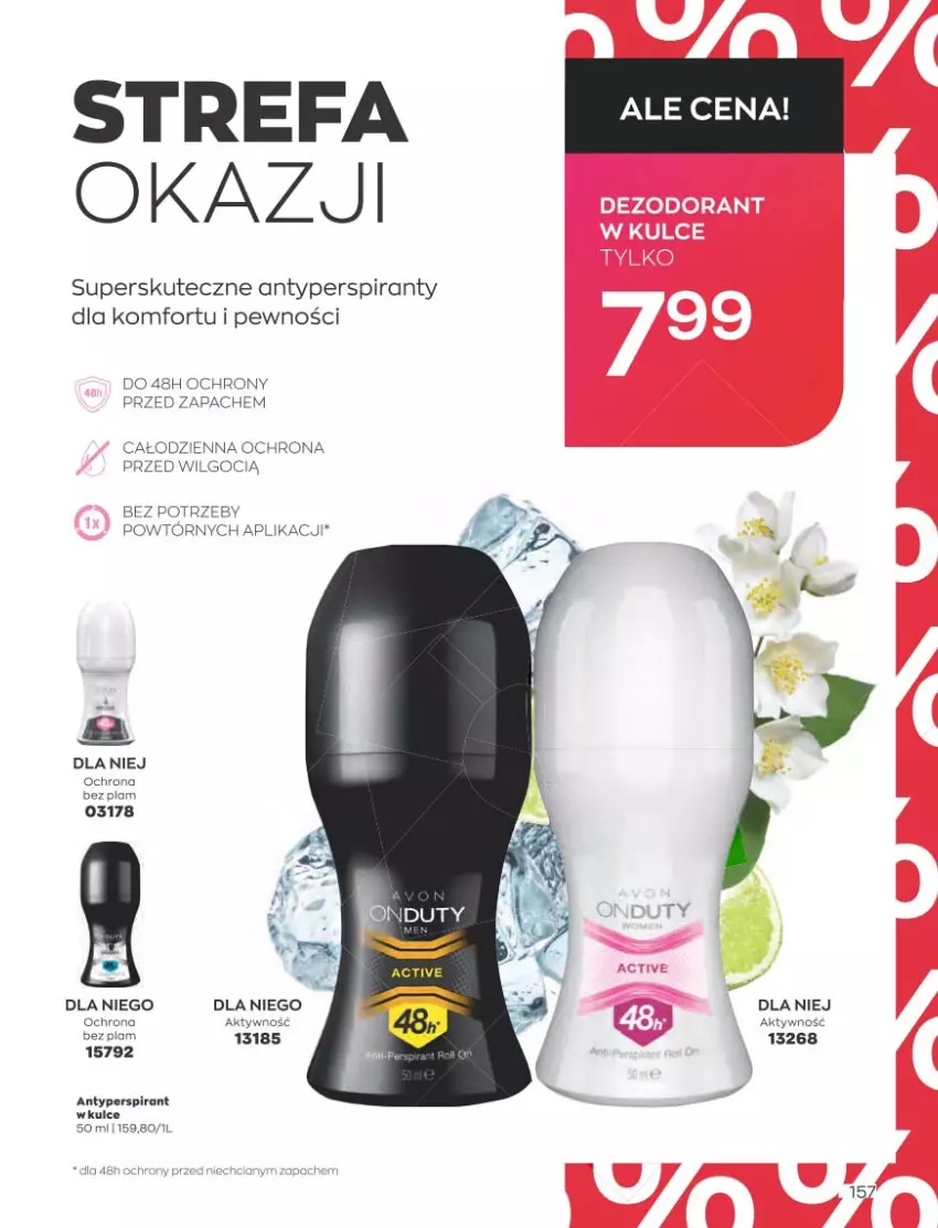 Gazetka promocyjna Avon - Katalog Avon 5/2023 kampania maj - ważna 01.05 do 31.05.2023 - strona 157 - produkty: Antyperspirant, LG