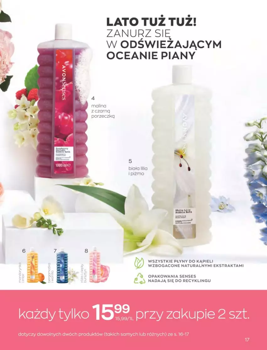 Gazetka promocyjna Avon - Katalog Avon 5/2023 kampania maj - ważna 01.05 do 31.05.2023 - strona 17 - produkty: Senses