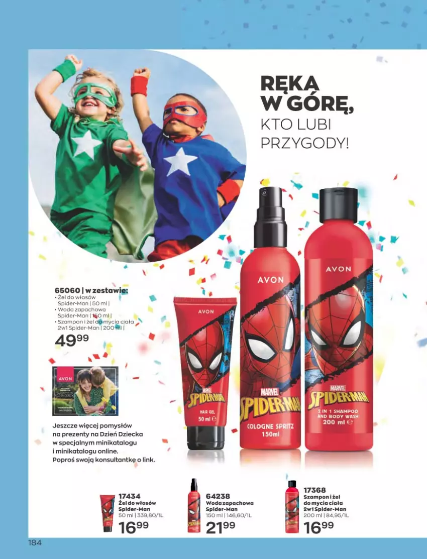 Gazetka promocyjna Avon - Katalog Avon 5/2023 kampania maj - ważna 01.05 do 31.05.2023 - strona 184 - produkty: Fa, Woda