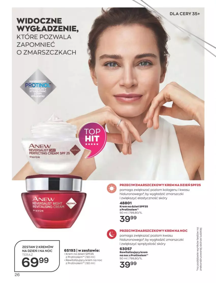 Gazetka promocyjna Avon - Katalog Avon 5/2023 kampania maj - ważna 01.05 do 31.05.2023 - strona 26 - produkty: Kolagen, Krem na dzień, Krem na noc, Mars, Tera