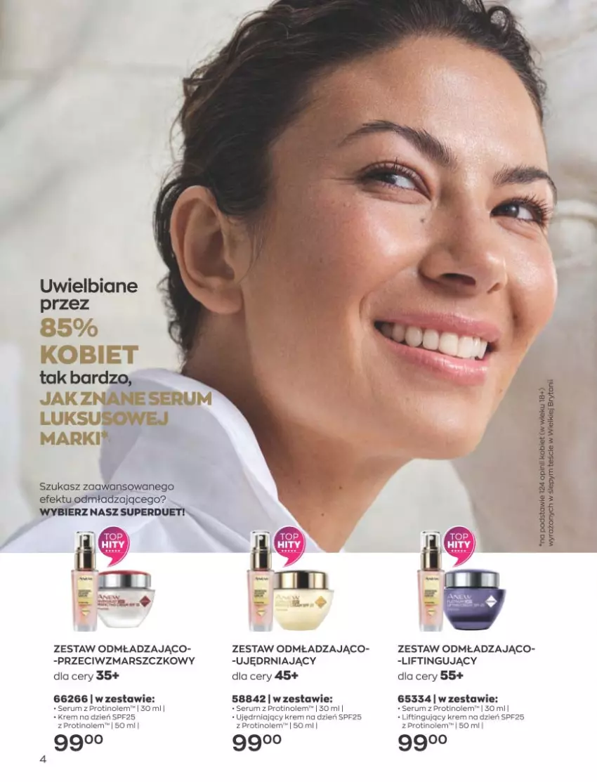 Gazetka promocyjna Avon - Katalog Avon 5/2023 kampania maj - ważna 01.05 do 31.05.2023 - strona 4 - produkty: Krem na dzień, Mars, Rum, Ser, Serum