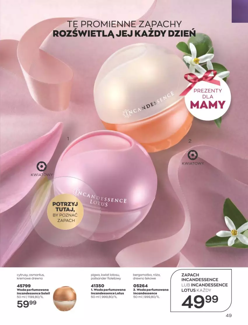 Gazetka promocyjna Avon - Katalog Avon 5/2023 kampania maj - ważna 01.05 do 31.05.2023 - strona 49 - produkty: Perfum, Róża, Woda, Woda perfumowana