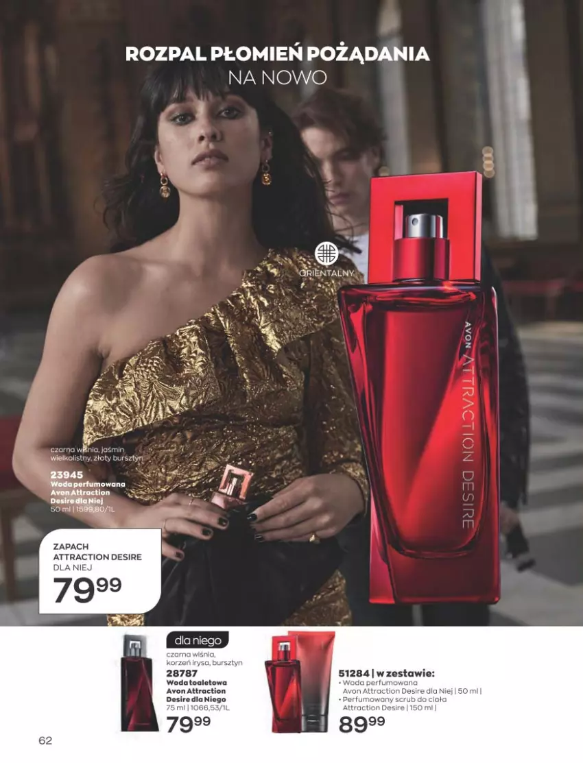 Gazetka promocyjna Avon - Katalog Avon 5/2023 kampania maj - ważna 01.05 do 31.05.2023 - strona 62 - produkty: Bursztyn, Perfum, Woda, Woda perfumowana