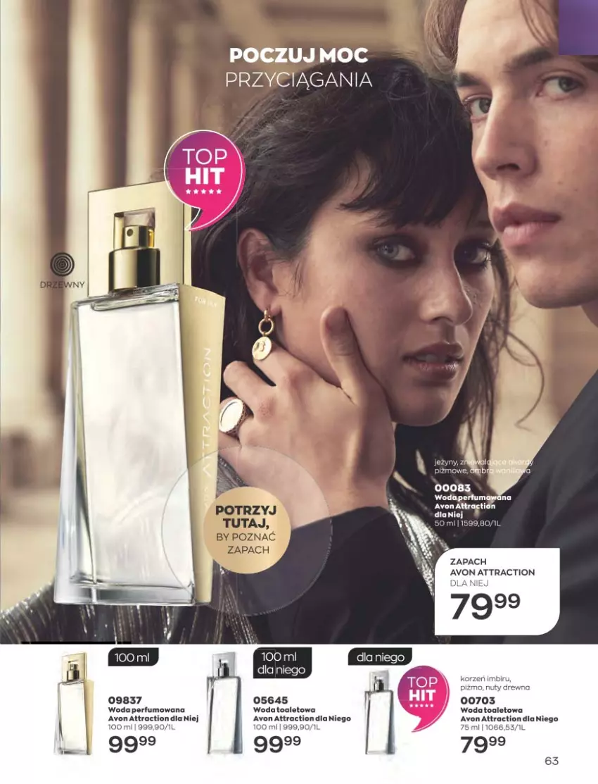 Gazetka promocyjna Avon - Katalog Avon 5/2023 kampania maj - ważna 01.05 do 31.05.2023 - strona 63 - produkty: Imbir, Nuty, Perfum, Woda, Woda toaletowa