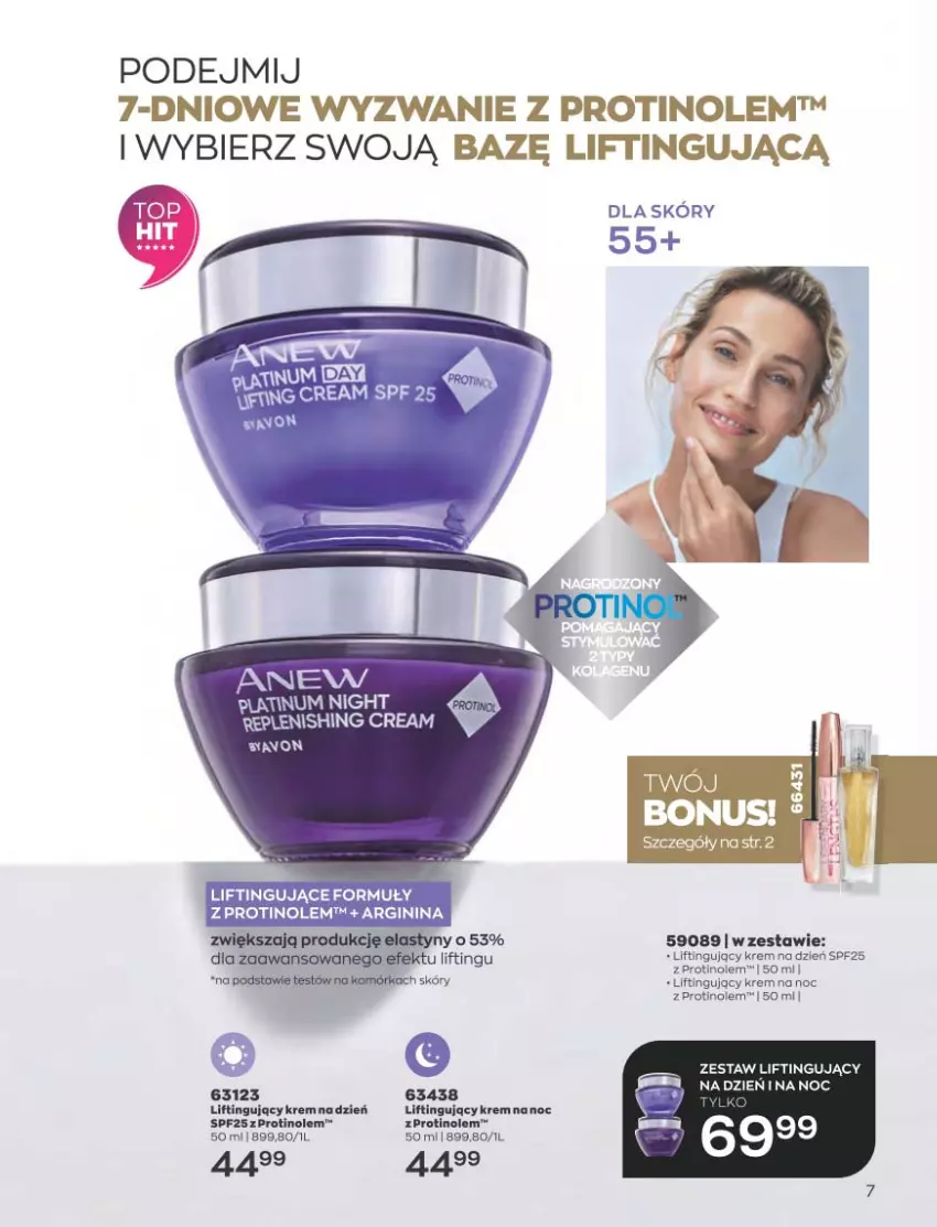 Gazetka promocyjna Avon - Katalog Avon 5/2023 kampania maj - ważna 01.05 do 31.05.2023 - strona 7 - produkty: Krem na dzień, Krem na noc