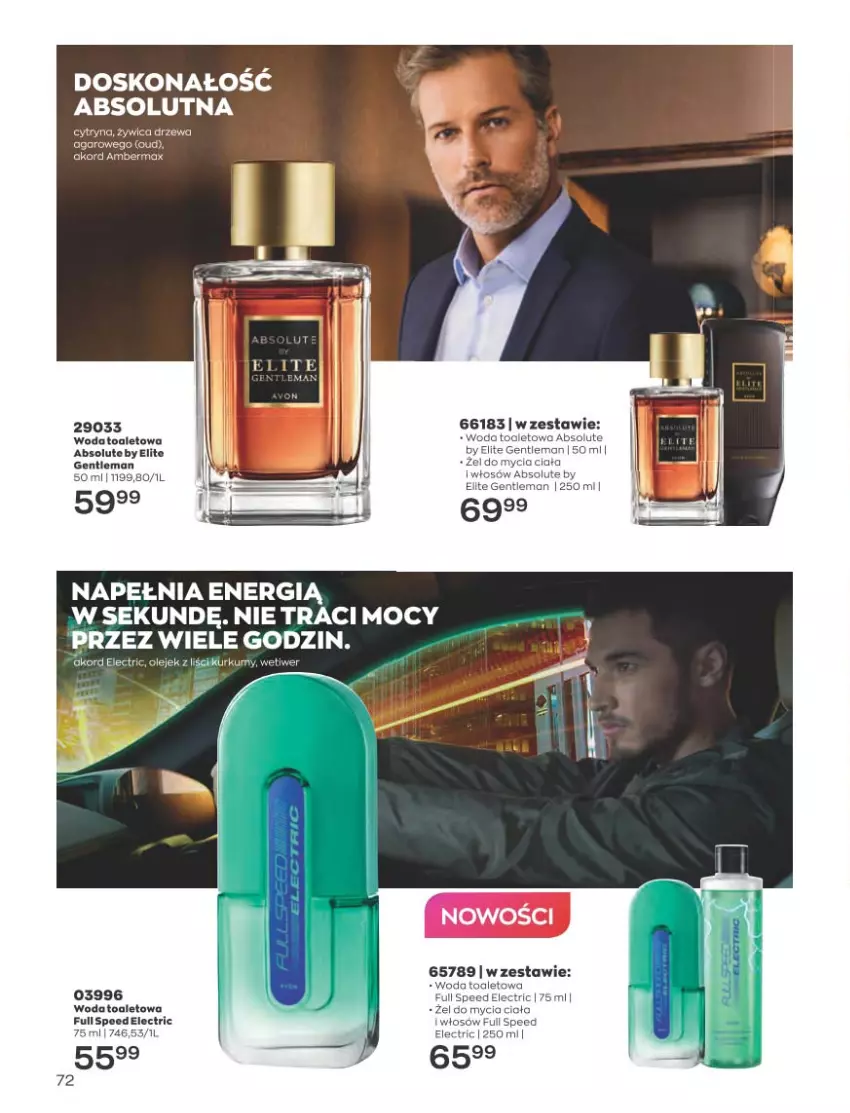 Gazetka promocyjna Avon - Katalog Avon 5/2023 kampania maj - ważna 01.05 do 31.05.2023 - strona 72 - produkty: Absolut, Fa, Woda, Woda toaletowa