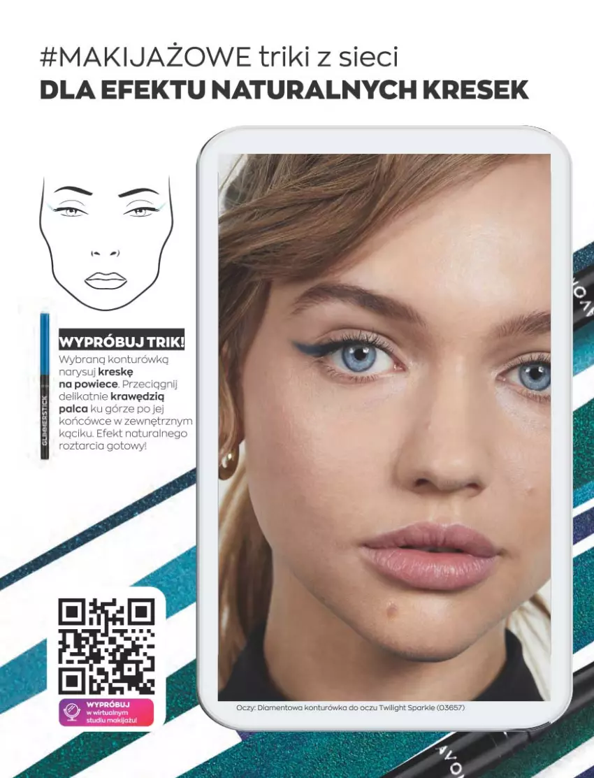 Gazetka promocyjna Avon - Katalog Avon 5/2023 kampania maj - ważna 01.05 do 31.05.2023 - strona 92 - produkty: Konturówka do oczu, Makijaż, Por