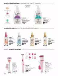 Gazetka promocyjna Avon - Katalog Avon 5/2023 kampania maj - Gazetka - ważna od 31.05 do 31.05.2023 - strona 158 - produkty: Gin, Inka, Olejek do ciała, Golarka, Szynka, Maszynka, Płyn do higieny intymnej, Maszynka do golenia, Olej