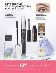 Gazetka promocyjna Avon - Katalog Avon 5/2023 kampania maj - Gazetka - ważna od 31.05 do 31.05.2023 - strona 19 - produkty: Makijaż, Tusz, Lack, Pokrywa, Szczoteczka