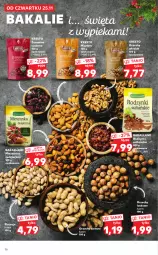 Gazetka promocyjna Kaufland - Oferta specjalna - Gazetka - ważna od 24.12 do 24.12.2021 - strona 16 - produkty: Orzechy włoskie, Pistacje, Migdały, Rodzynki, Bakalland