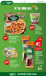Gazetka promocyjna Żabka - Gazetka - ważna od 24.01 do 24.01.2023 - strona 20 - produkty: Feliciana, Hummus, Ser, Mus, Gin, Sante, Dr. Oetker, Tarczyński, Pizza, Czekolada, Kabanos, Deser, Fa