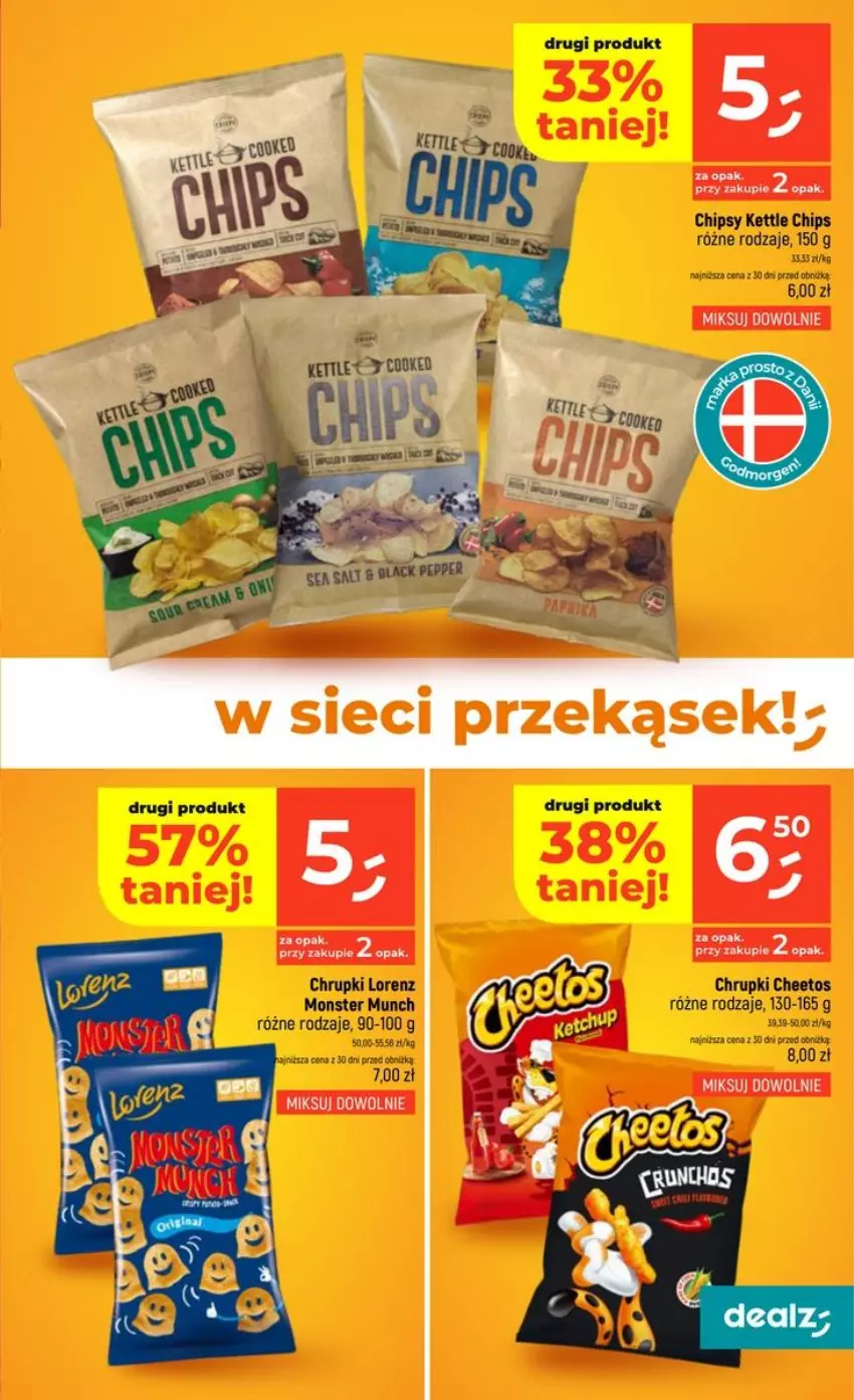 Gazetka promocyjna Dealz - NOWA GAZETKA - ważna 30.07 do 05.08.2026 - strona 17 - produkty: Cheetos, Chipsy, Chrupki, Lorenz, Monster Munch