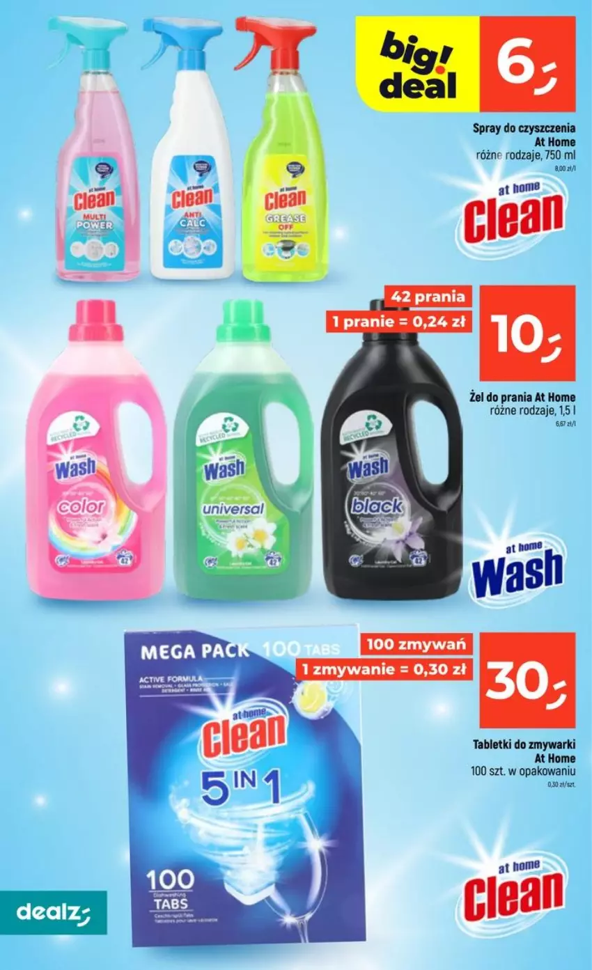 Gazetka promocyjna Dealz - NOWA GAZETKA - ważna 30.07 do 05.08.2026 - strona 18 - produkty: Spray do czyszczenia, Tablet, Tabletki do zmywarki, Zmywarki
