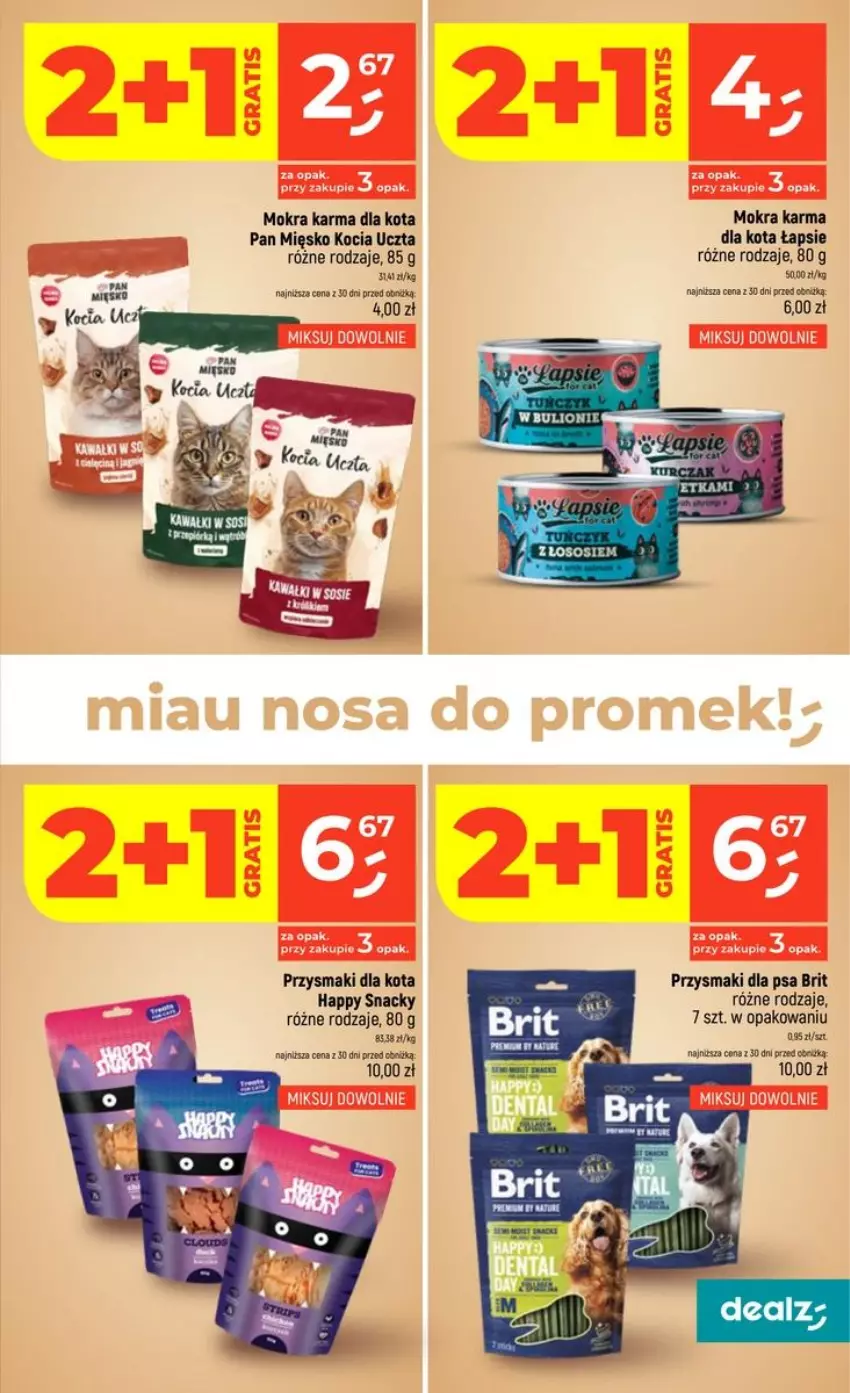 Gazetka promocyjna Dealz - NOWA GAZETKA - ważna 30.07 do 05.08.2026 - strona 27 - produkty: Brit, Koc, Mokra karma, Przysmaki, Sos