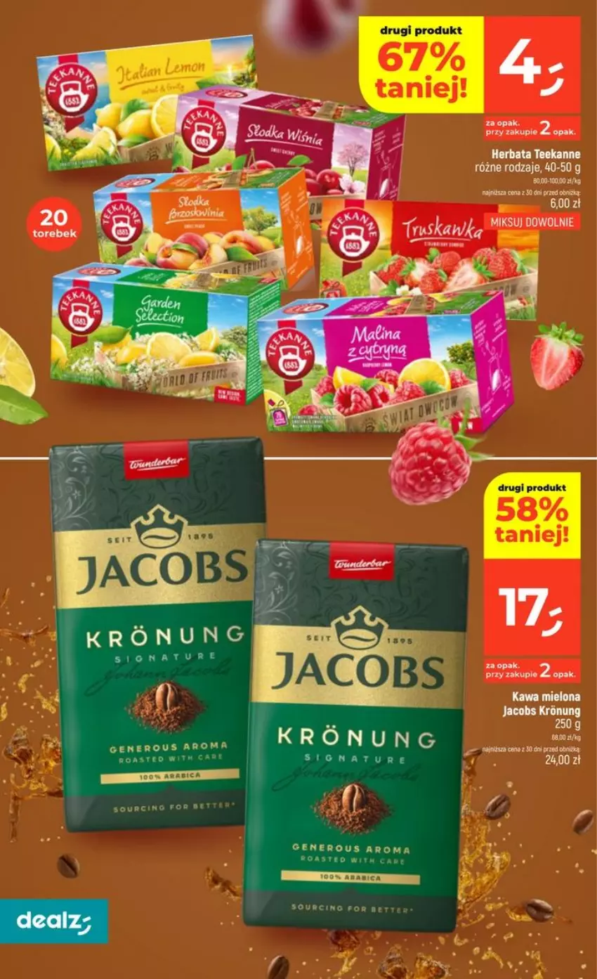 Gazetka promocyjna Dealz - NOWA GAZETKA - ważna 30.07 do 05.08.2026 - strona 8 - produkty: BIC, Herbata, Jacobs, Kawa, Kawa mielona, Teekanne