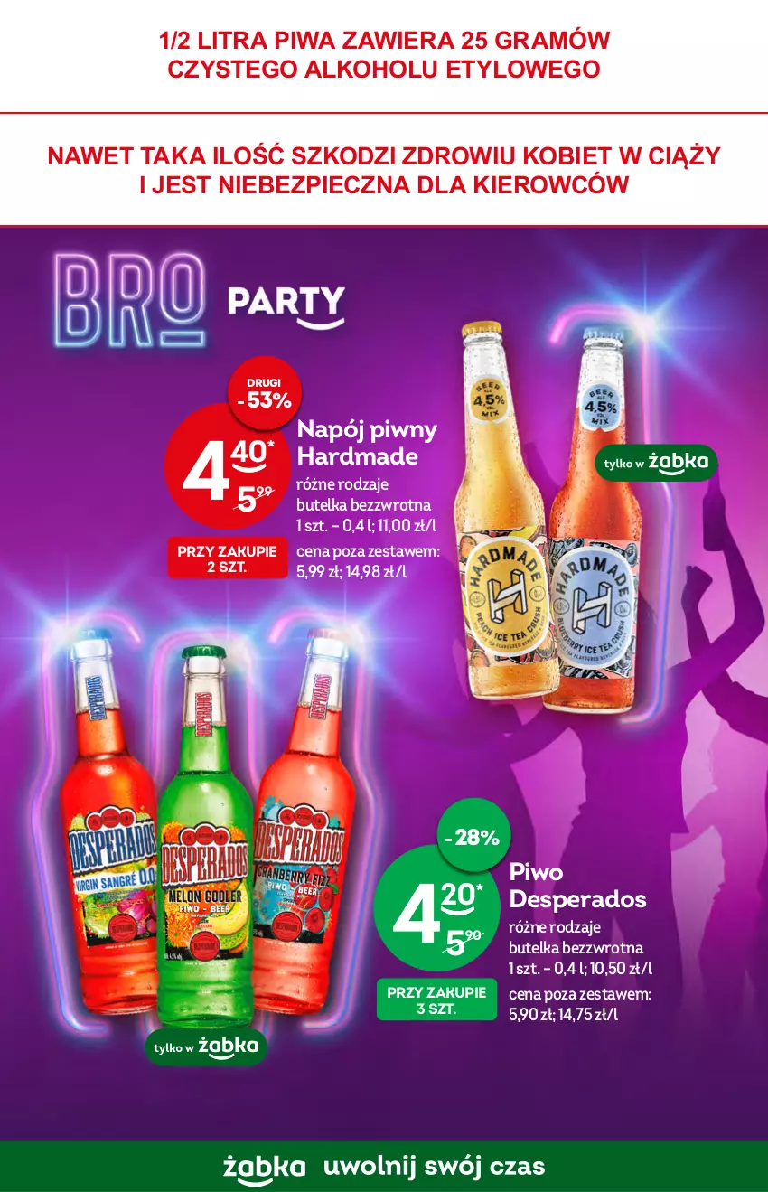 Gazetka promocyjna Żabka - ważna 19.10 do 25.10.2022 - strona 17 - produkty: Desperados, Gra, Napój, Piec, Piwa, Piwo