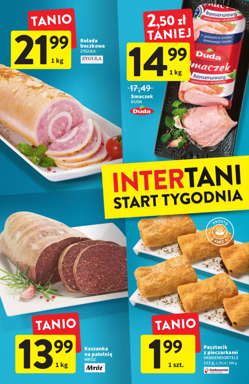 Gazetka promocyjna Intermarche - ważna 28.07 do 03.08.2022 - strona 38 - produkty: Duda, Kasza, Kaszanka, Pasztecik z pieczarkami, Piec, Pieczarka, Rolada