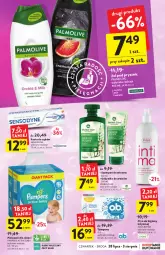 Gazetka promocyjna Intermarche - Gazetka - ważna od 03.08 do 03.08.2022 - strona 33 - produkty: Palmolive, Pampers, Pasta do zębów, Tampony, Szampon, Ziaja, Dzieci, Płyn do higieny intymnej, Odżywka, O.B., Sensodyne