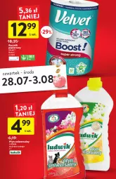 Gazetka promocyjna Intermarche - Gazetka - ważna od 03.08 do 03.08.2022 - strona 7 - produkty: Ludwik, Papier, Velvet, Ręcznik