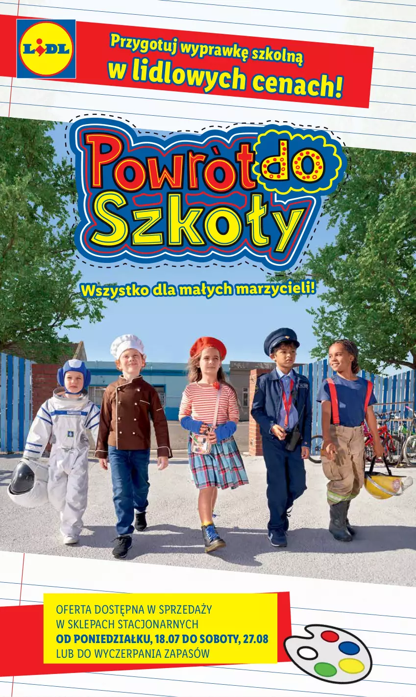 Gazetka promocyjna Lidl - KATALOG POWRÓT DO SZKOŁY - ważna 25.07 do 27.08.2022 - strona 1