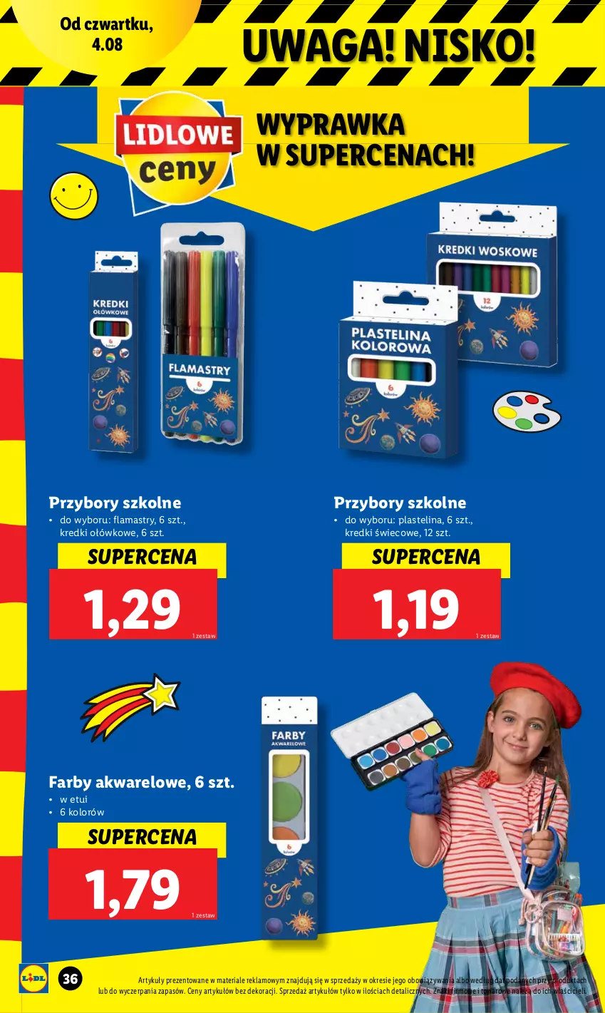 Gazetka promocyjna Lidl - KATALOG POWRÓT DO SZKOŁY - ważna 25.07 do 27.08.2022 - strona 36 - produkty: Fa, Flamastry, Plastelina, Waga