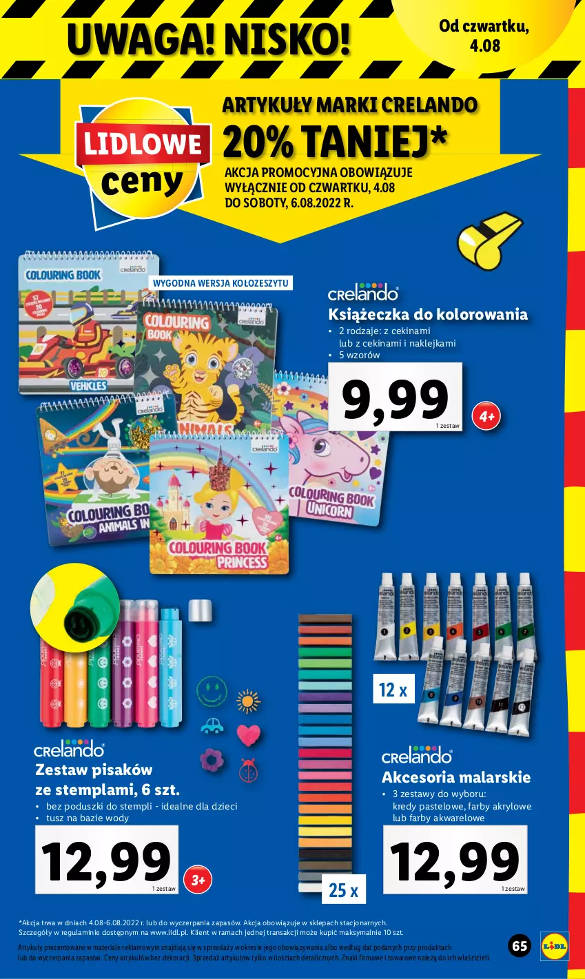 Gazetka promocyjna Lidl - KATALOG POWRÓT DO SZKOŁY - ważna 25.07 do 27.08.2022 - strona 65 - produkty: Dzieci, Fa, Klej, Rama, Tran, Tusz, Waga